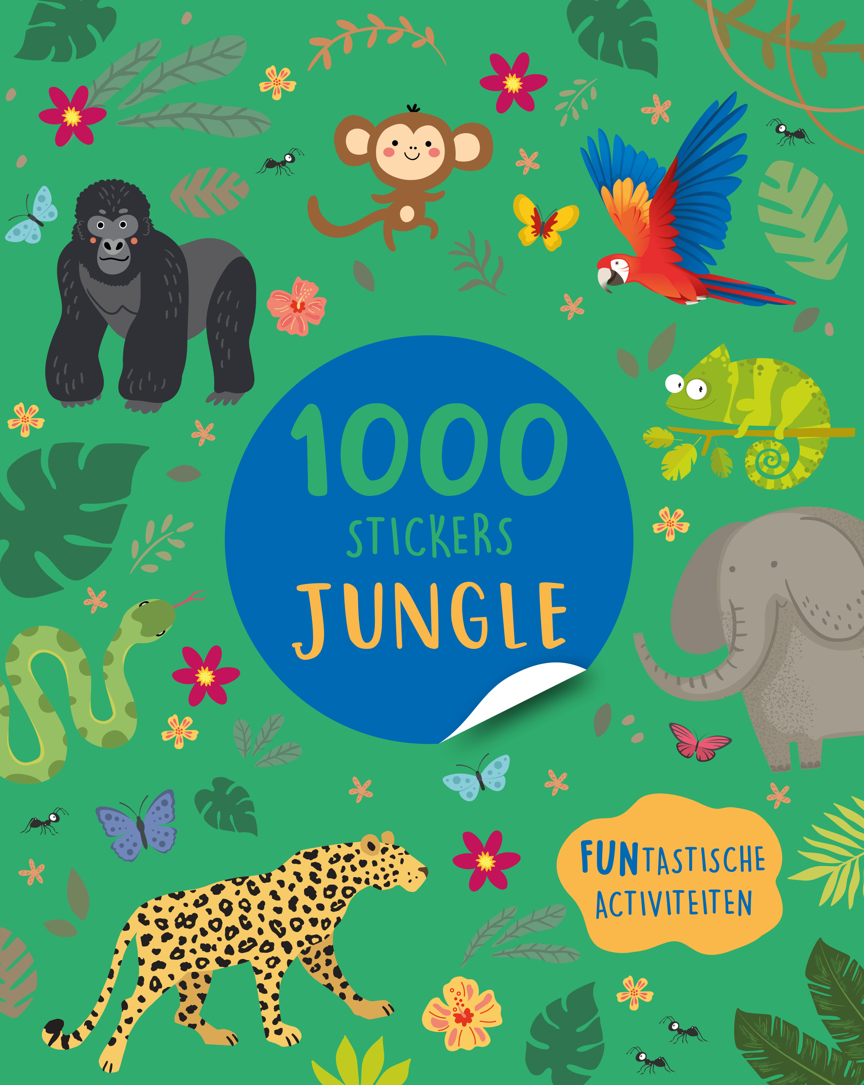 1000 stickers Jungle FUNtastische activiteiten