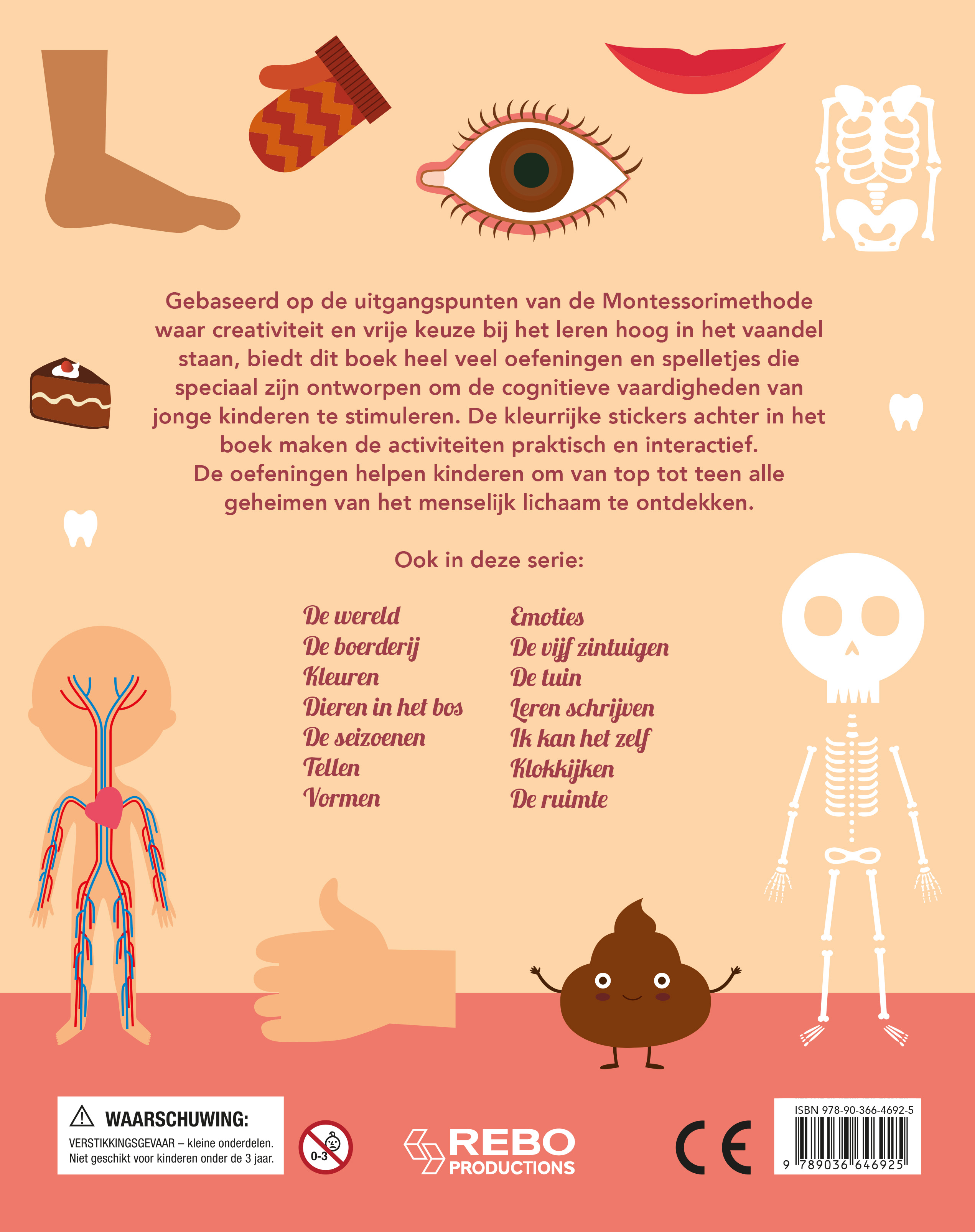 Mijn leukste oefenboek het menselijk lichaam Met meer dan 100 stickers