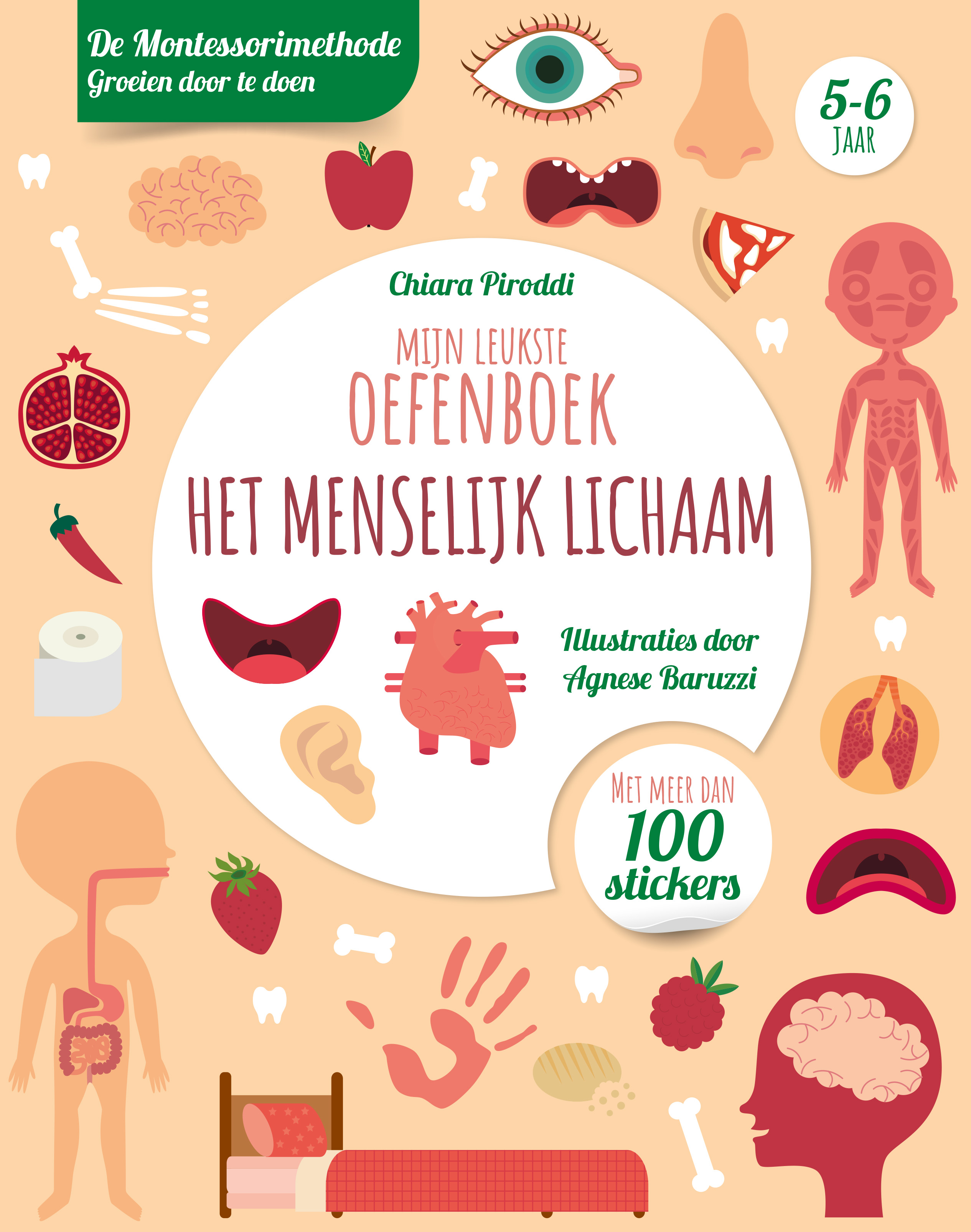 Mijn leukste oefenboek het menselijk lichaam Met meer dan 100 stickers
