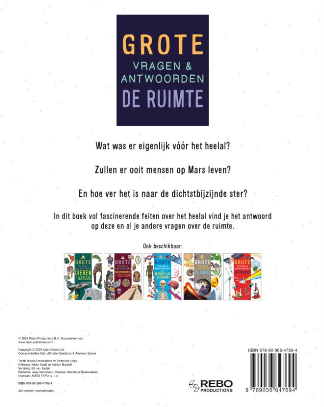 image for De ruimte - Grote vragen & antwoorden