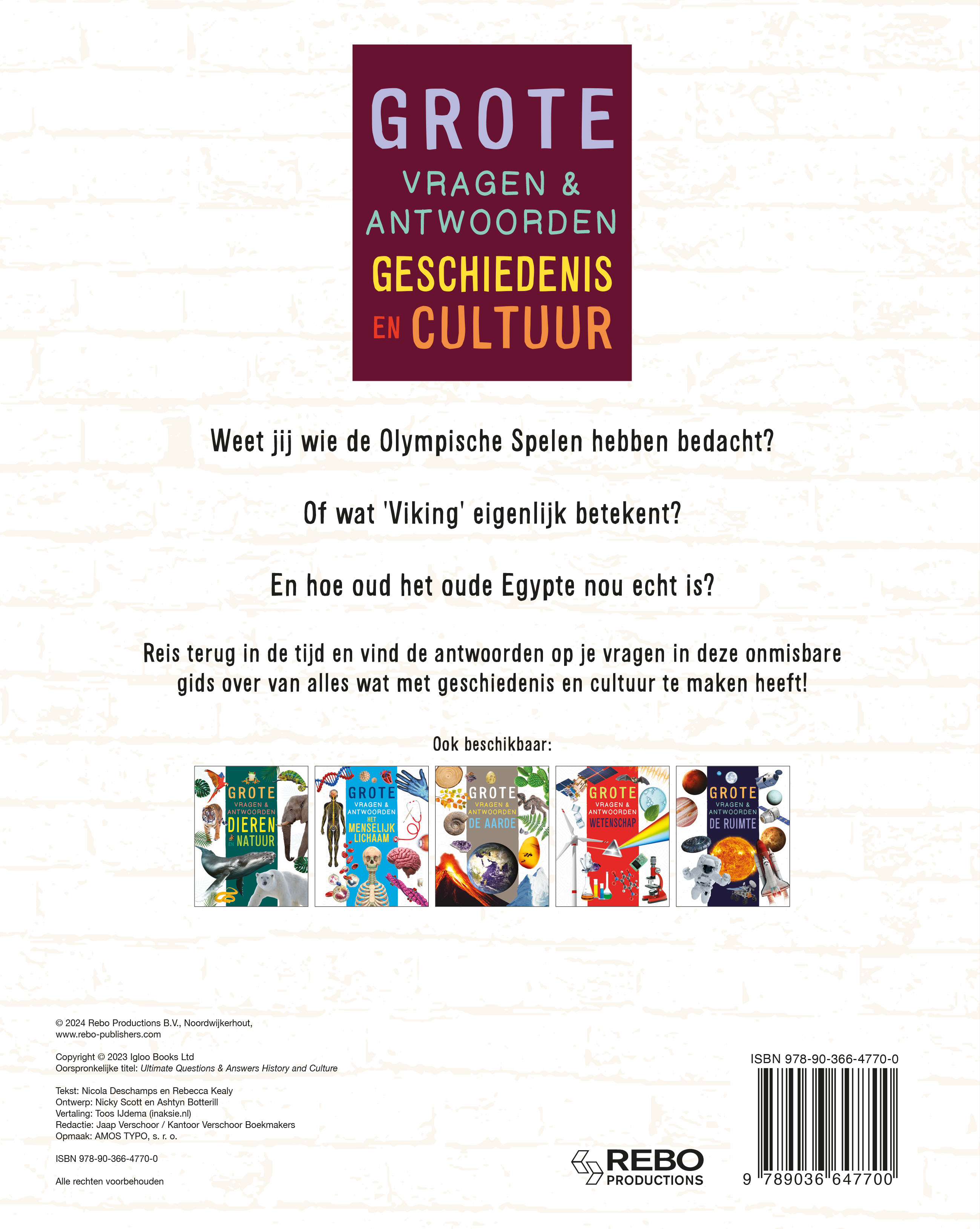 Geschiedenis en cultuur & antwoorden