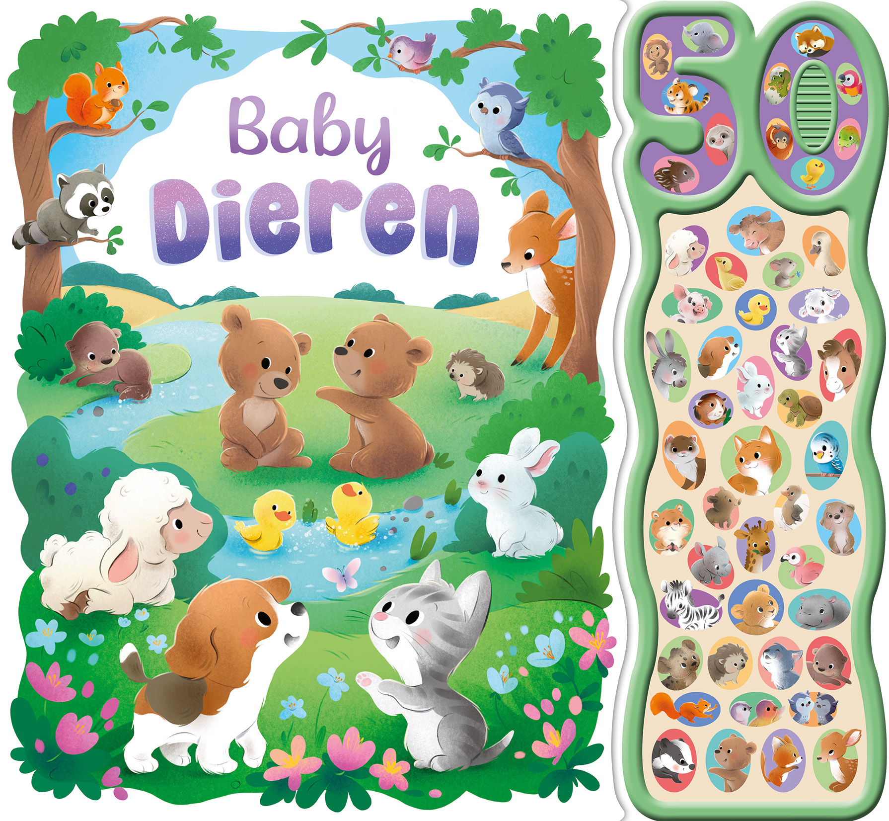Babydieren  50-geluidenboek 