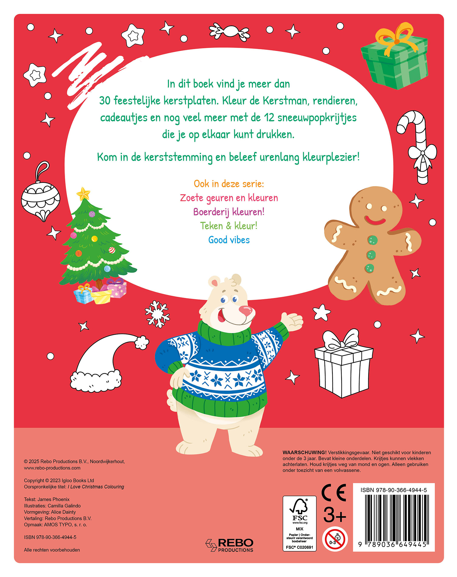 I love Kerstmis kleuren! - Kleuren! Meer dan 30 kleurplaten