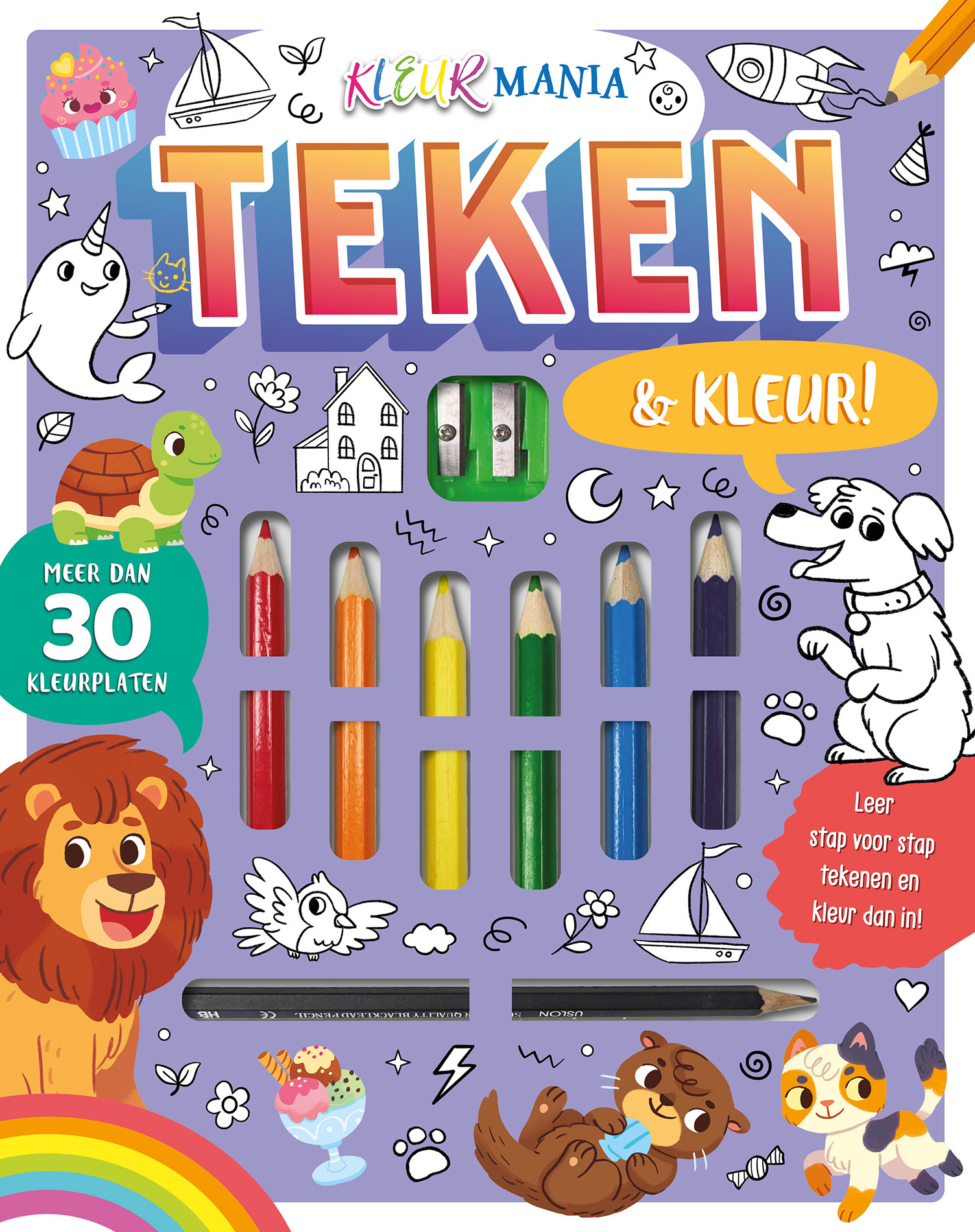 Teken  & kleur! - Kleurmania Meer dan 30 kleurplaten
