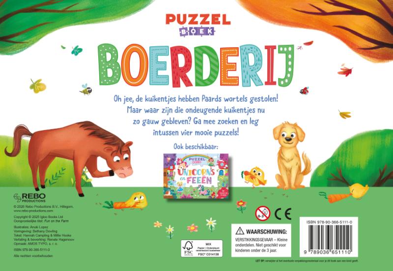 image for Boerderij - Puzzelboek