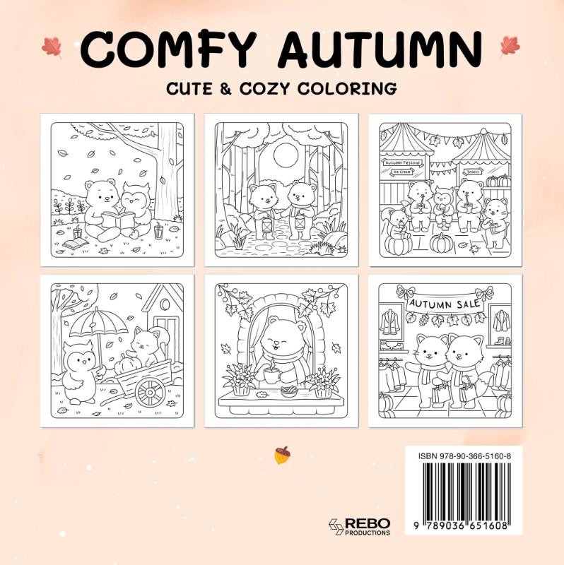 image for Comfy autumn - Coloring Book Cafe