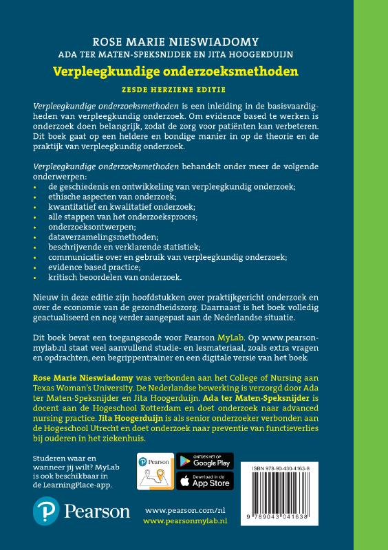 image for Verpleegkundige onderzoeksmethoden