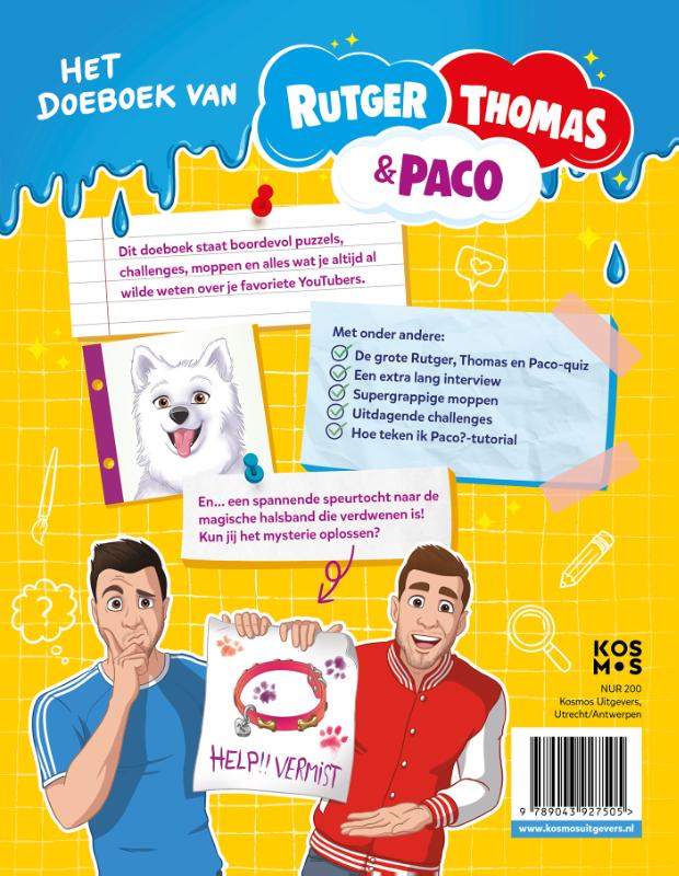 image for Het doeboek van Rutger, Thomas en Paco