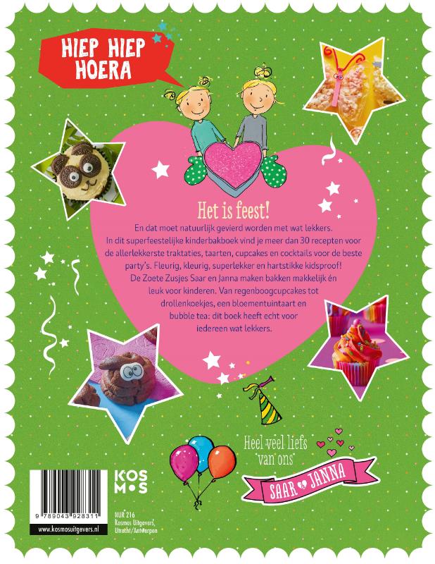 image for Feest met de Zoete Zusjes bakboek met meer dan 30 recepten
