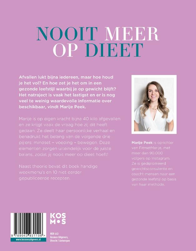 image for Nooit meer op dieet