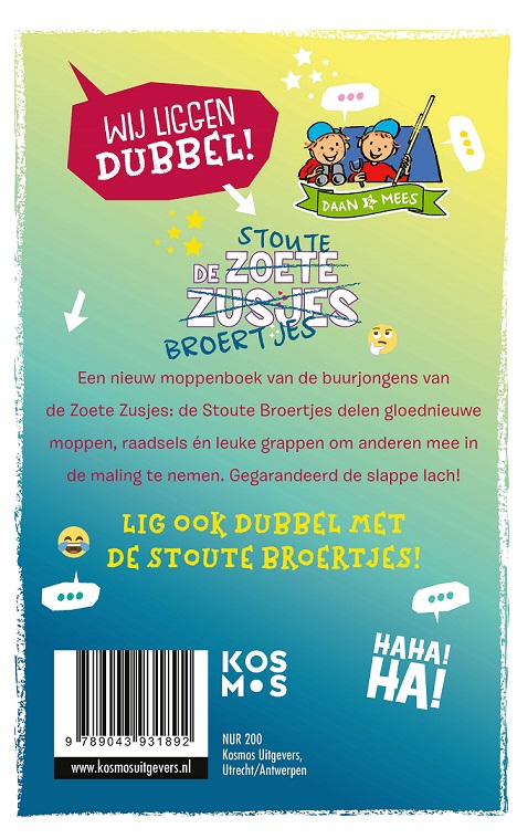 image for De stoute broertjes moppenboek