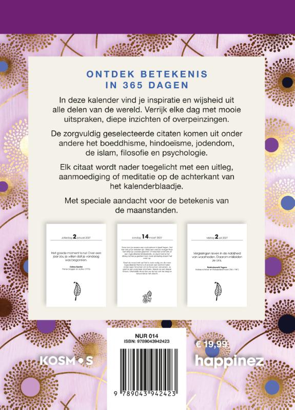 image for Happinez spirituele scheurkalender 2027