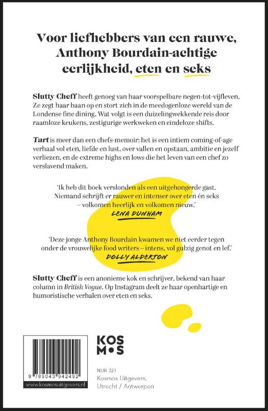 image for Tart: Ongezouten avonturen van een anonieme chef