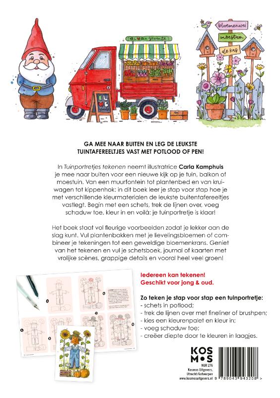 image for Tuinportretjes tekenen