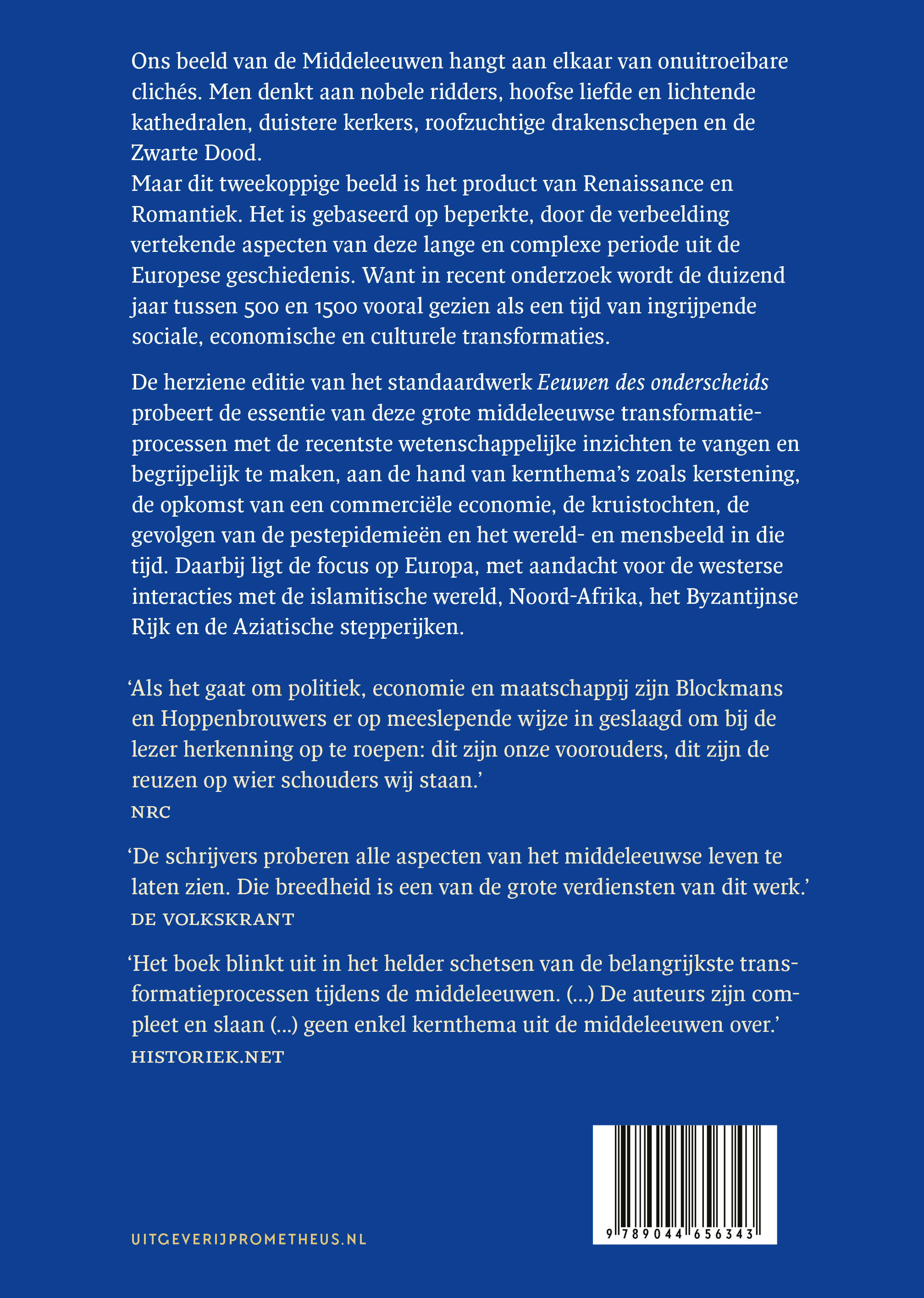 Eeuwen des onderscheids Een geschiedenis van middeleeuws Europa