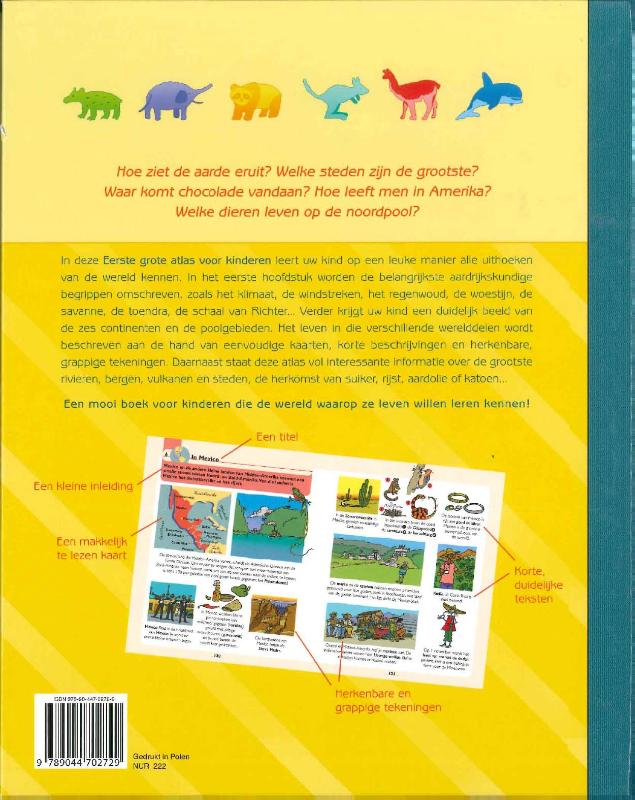 image for Eerste grote atlas voor kinderen