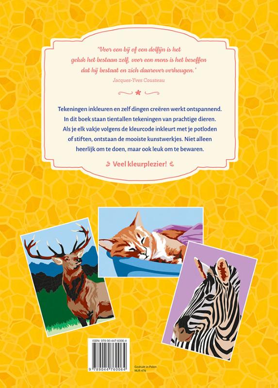 image for Kleuren op nummer voor volwassenen Dieren