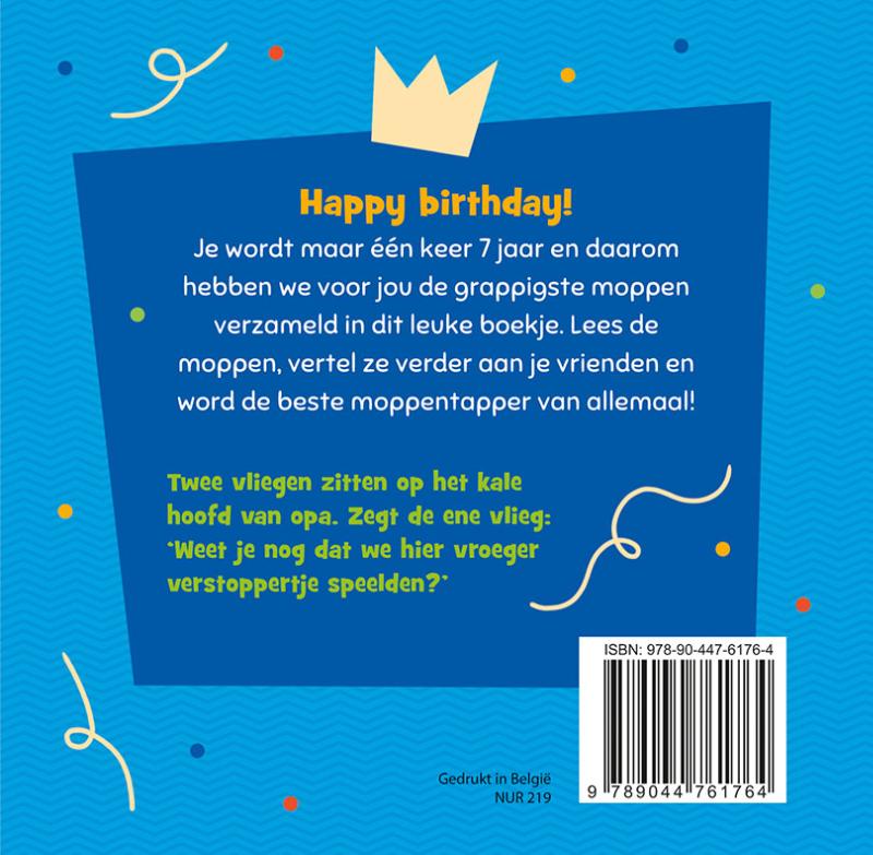 image for Hoera, 7 jaar! Moppenboek