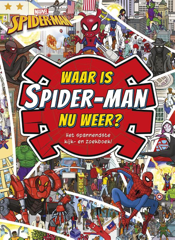 Marvel Waar is Spider-man nu weer? Kijk- en zoekboek