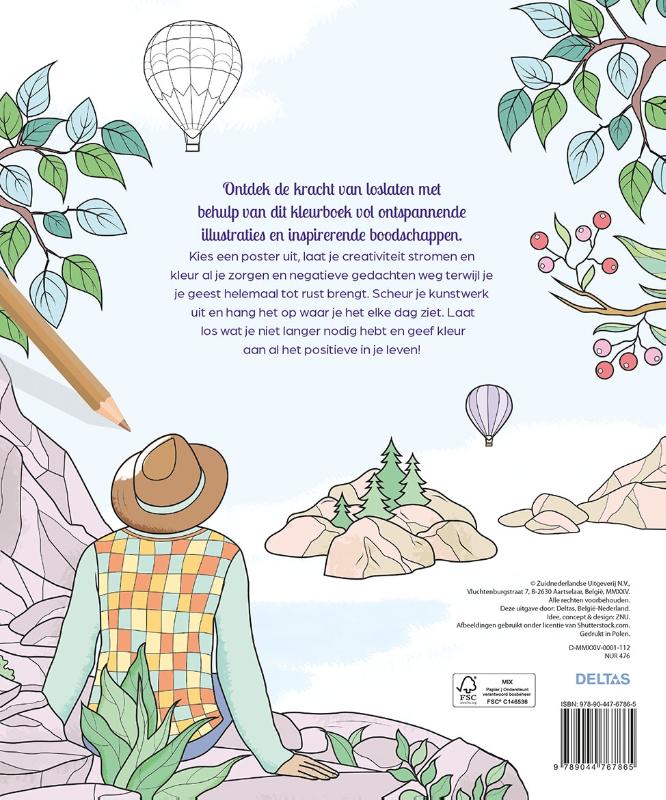 image for Color therapy Laat het los Kleurboek