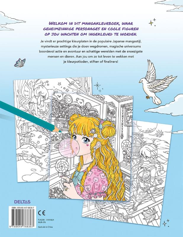 image for Manga World Kleurboek