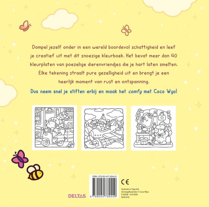 image for Cozy Cuties Cute & Comfy Kleurboek Coco Wyo