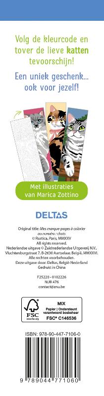 image for De mooiste kleurboekenleggers Kleuren op nummer - Katten