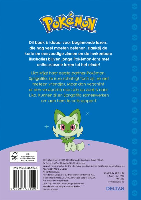 image for Pokémon eerste leespret - De eerste schooldag van Liko