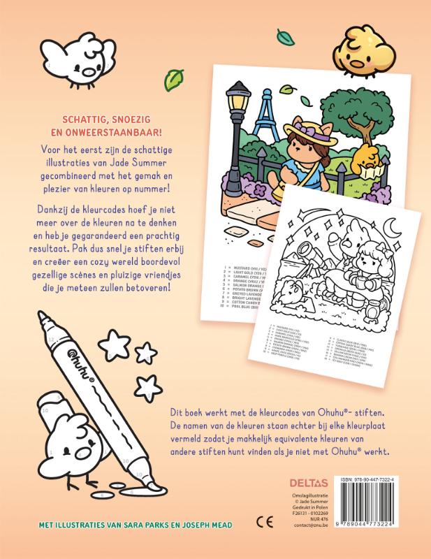 image for Cute & Cozy kleuren op nummer