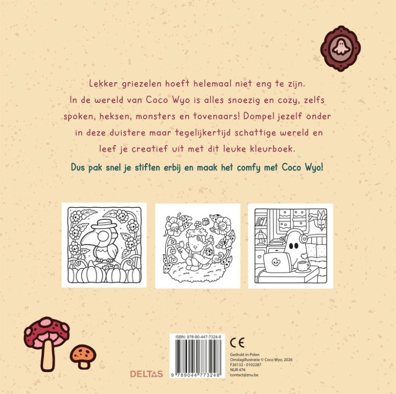image for Spooky Cutie Cute & Cozy kleurboek Coco Wyo