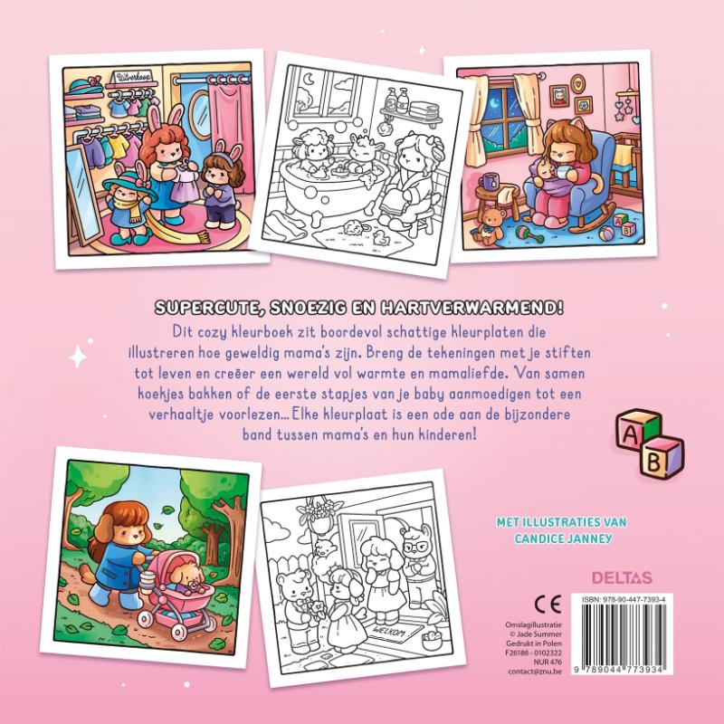 image for Cozy Moms - Comfy kleurboek Jade Summer
