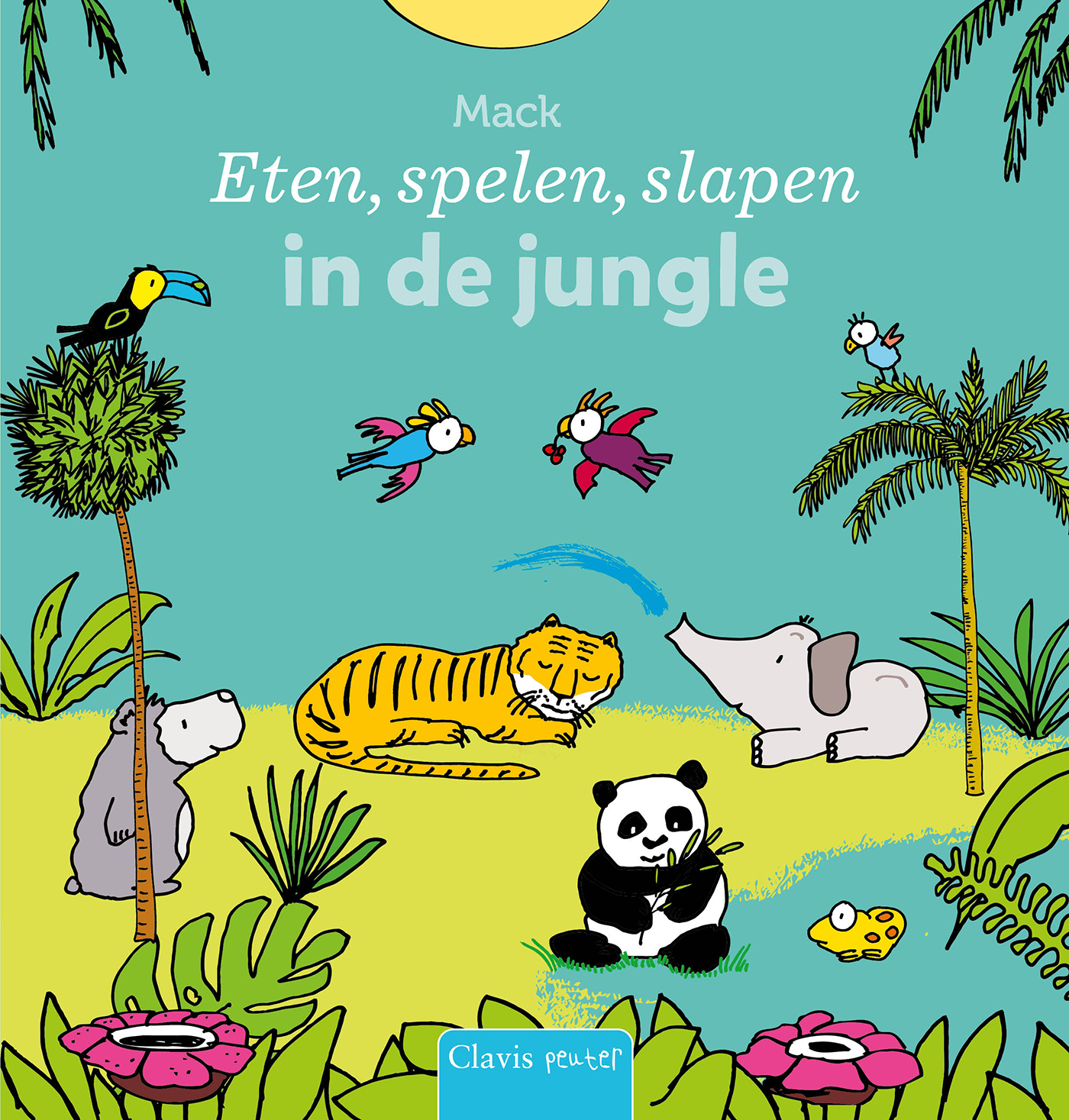 Eten, spelen, slapen in de jungle 