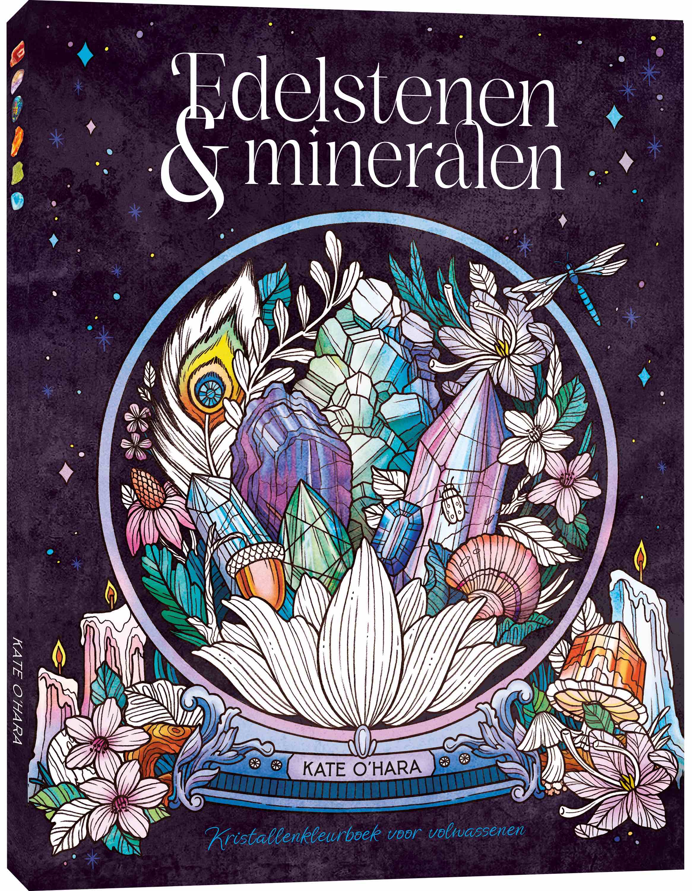 Edelstenen & mineralen kleurboek