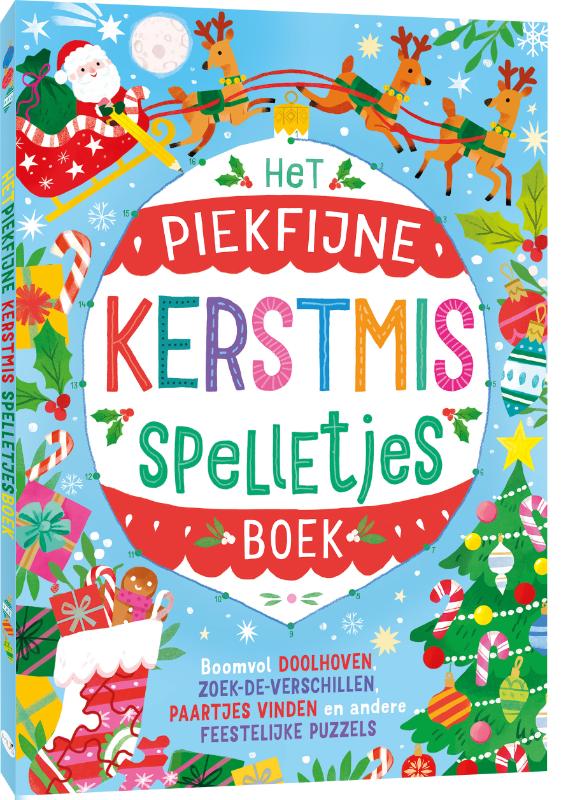 Het piekfijne Kerstmis spelletjesboek