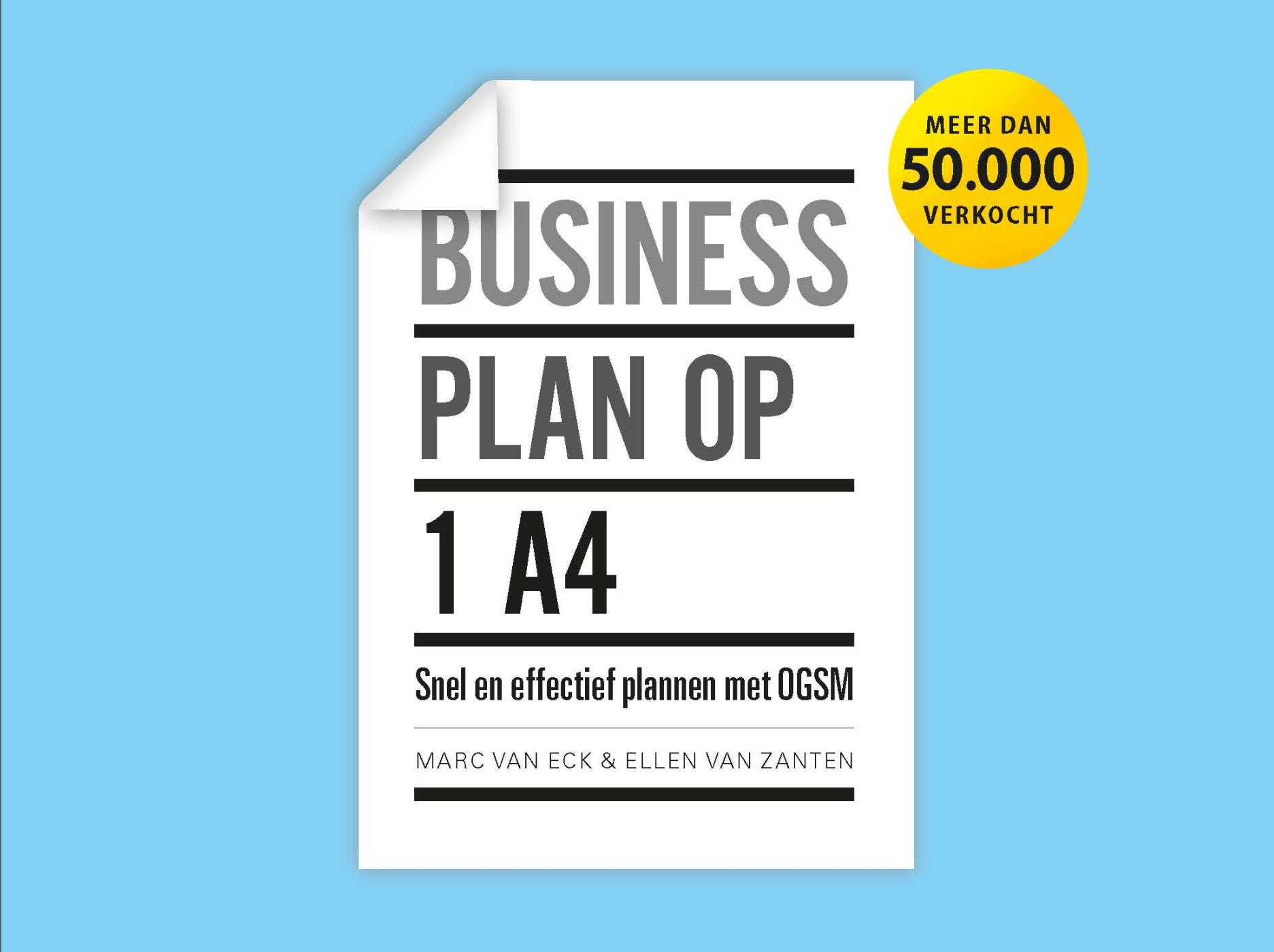 Businessplan op 1 A4