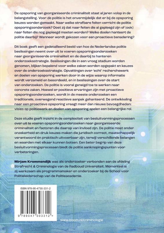 image for Besluitvorming over opsporing vooraf