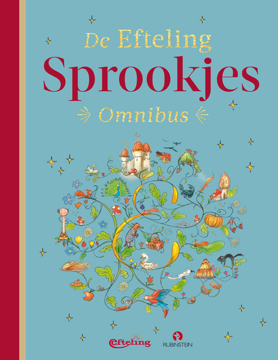 De Efteling Sprookjes Omnibus, 24 bekendste en meest geliefde sprookjes uit de Efteling gebundeld. Geïllustreerd door Noëlle Smit, Harmen van Straaten en Job van Gelder
