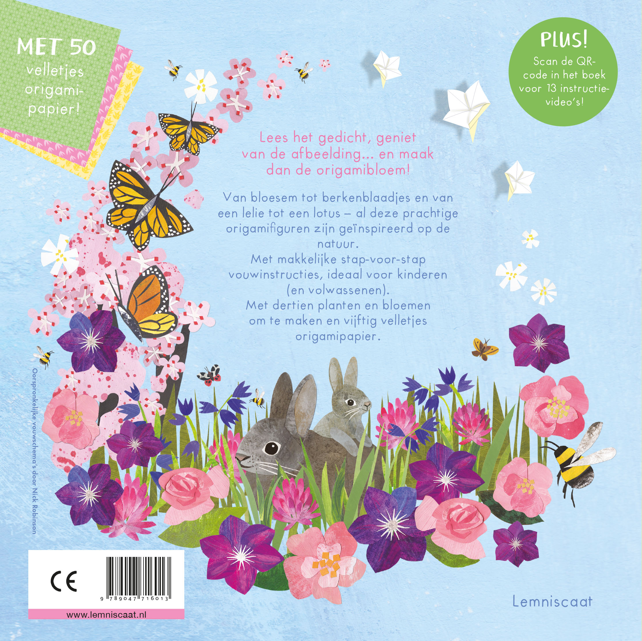 Bloemenorigami 