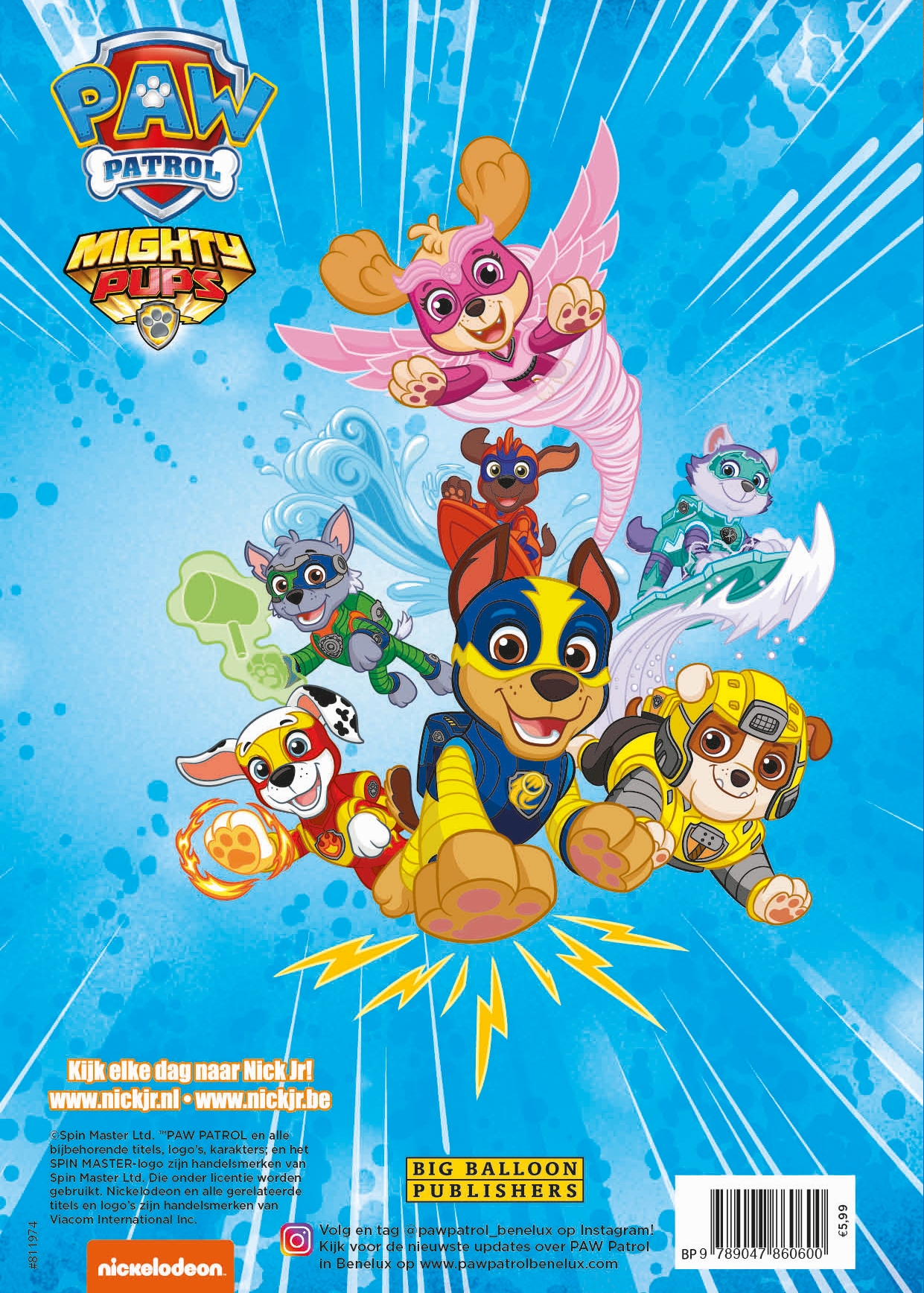 Paw Patrol kleurboek 