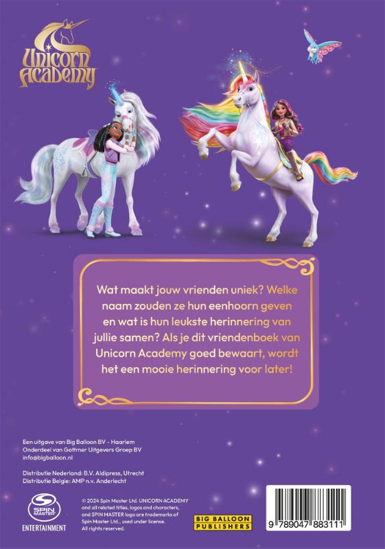 image for Magisch vriendenboek Unicorn Academy