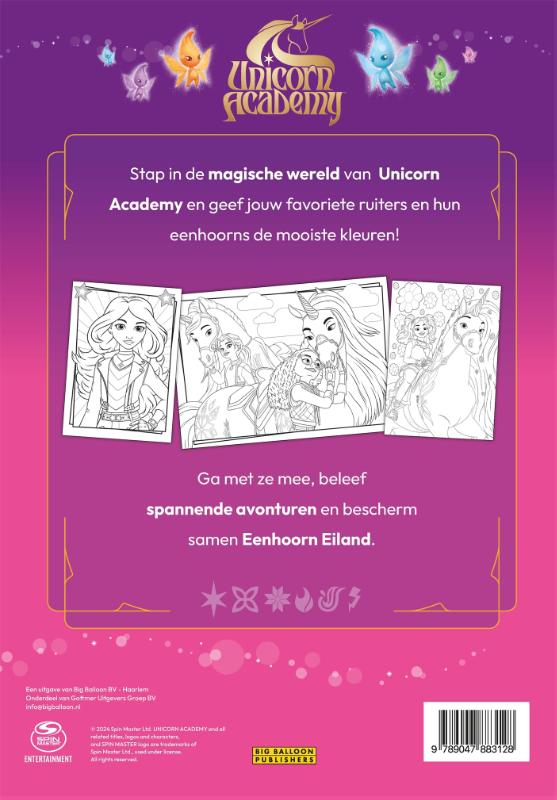 image for Kleurboek van Unicorn Academy