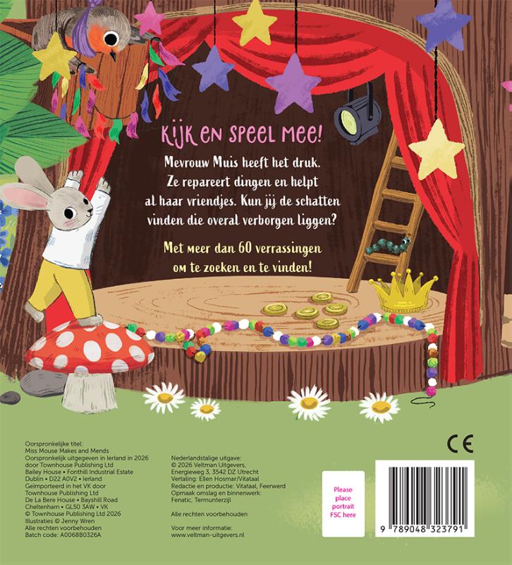 image for Mevrouw Muis klust erop los!
