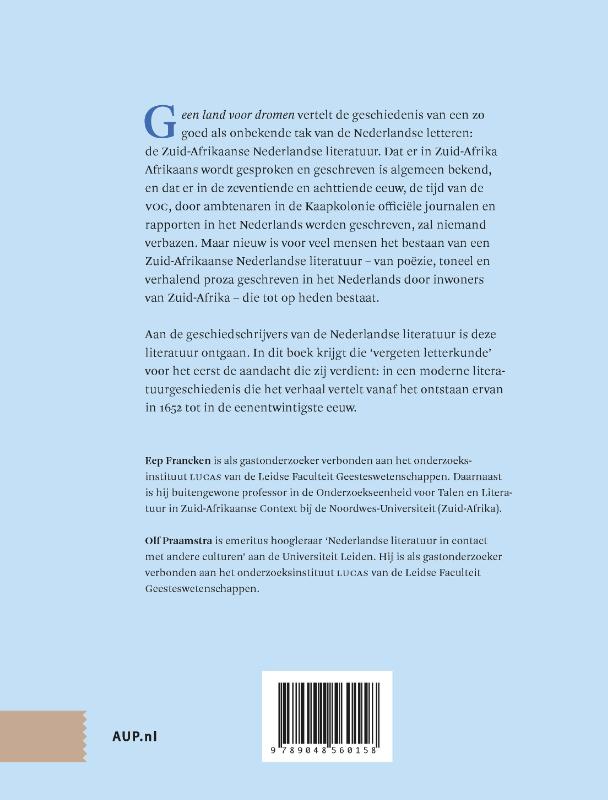 image for Geen land voor dromen
