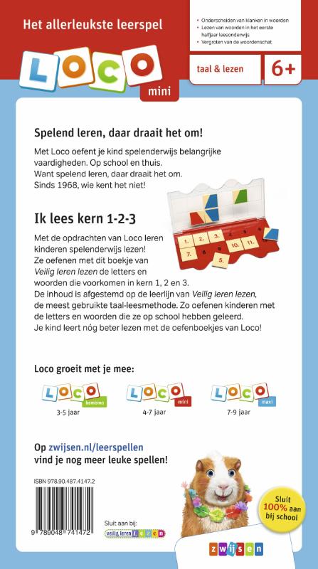 image for Loco mini Veilig leren lezen ik lees kern 1-2-3
