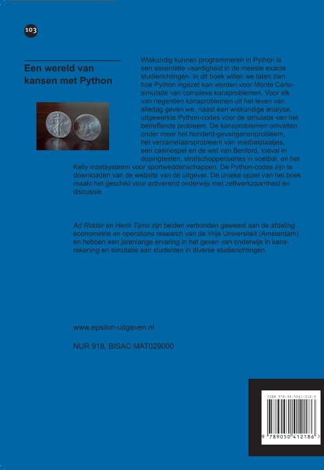 image for Een wereld van kansen met Python