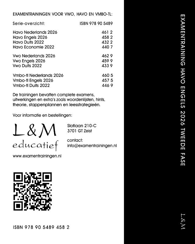 image for Examentraining Havo Engels 2026