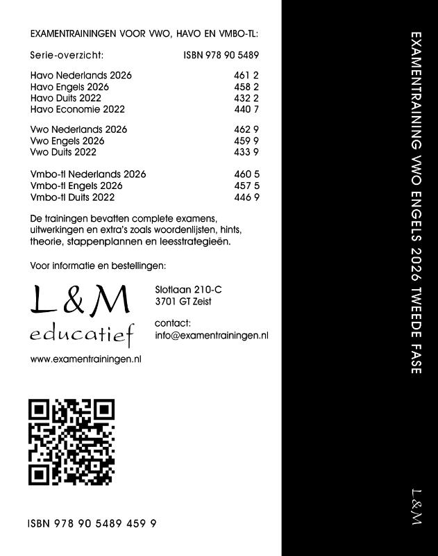 image for Examentraining Vwo Engels 2026