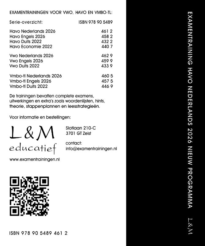 image for Examentraining Havo Nederlands 2026