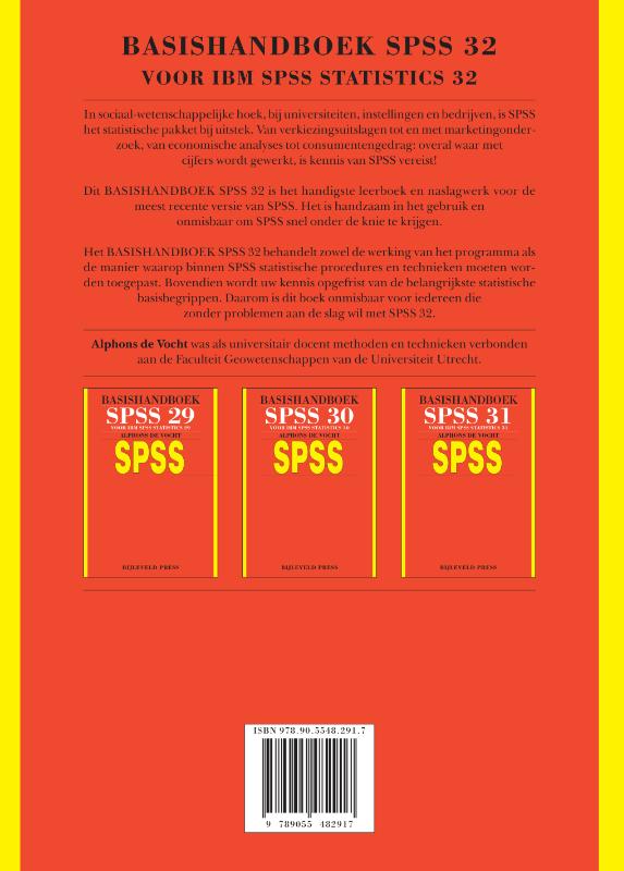 image for Basishandboek SPSS 32