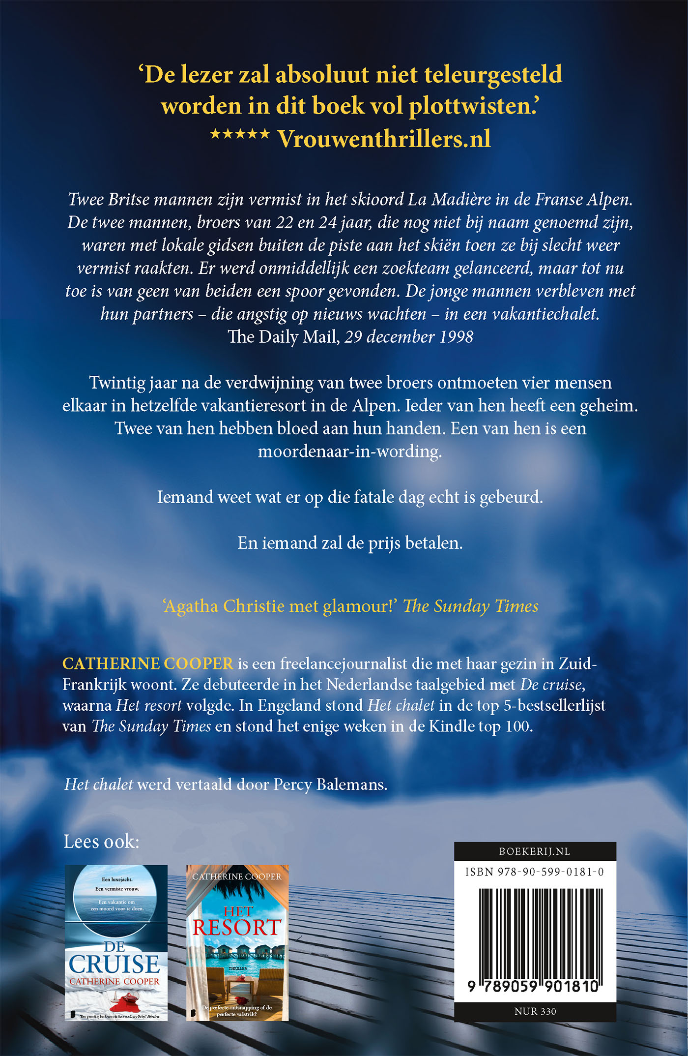 Het chalet Vier gasten. Een luxueuze ontsnapping. En een perfecte moord...